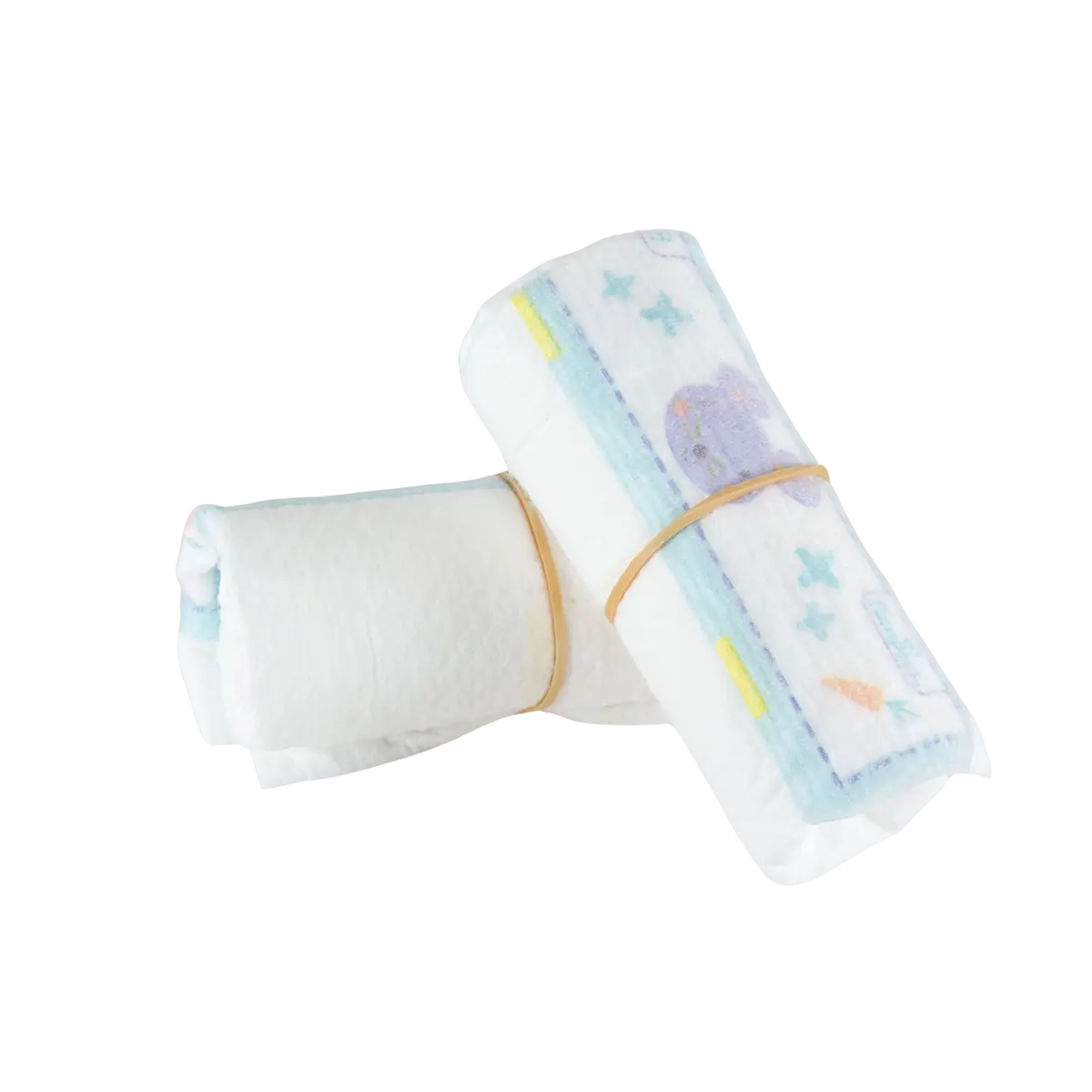 mit Gummiband (Öko-Option)