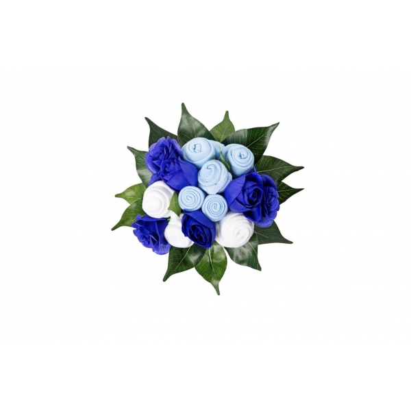 babystrauss blau - medium (0-6 Monate)