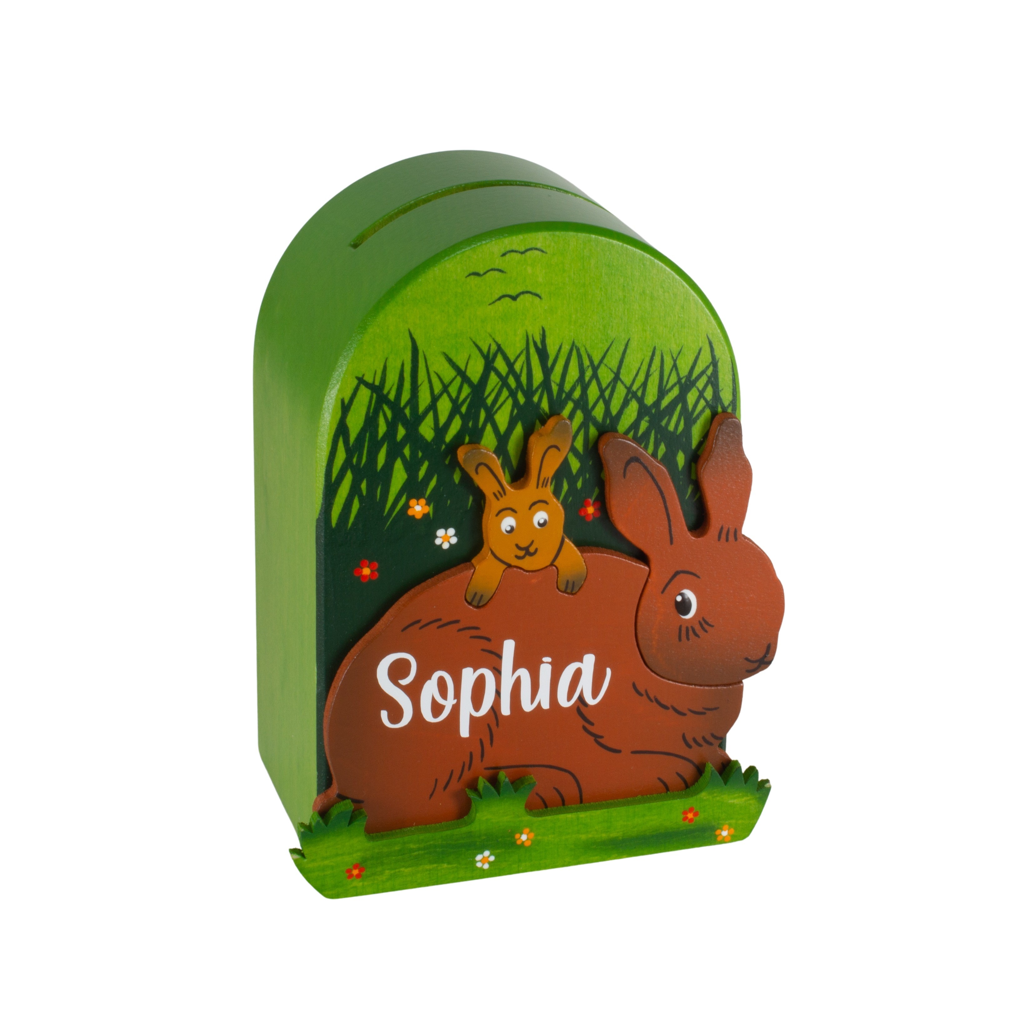 Spardose (Kässeli) Hase Weizenkorn